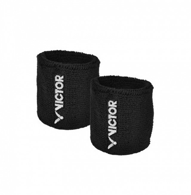 Victor Frotte Wristbands 2Pack Black