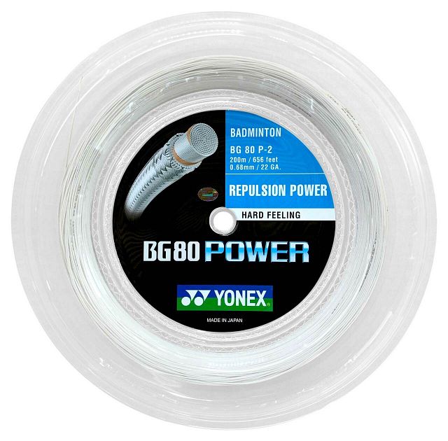 Yonex BG 80 Power White - Rolka 200m