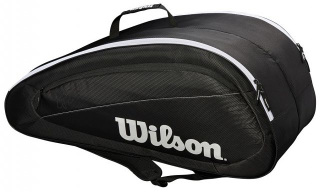 Wilson Fed Team 12 Pack 12R Bag Black / White