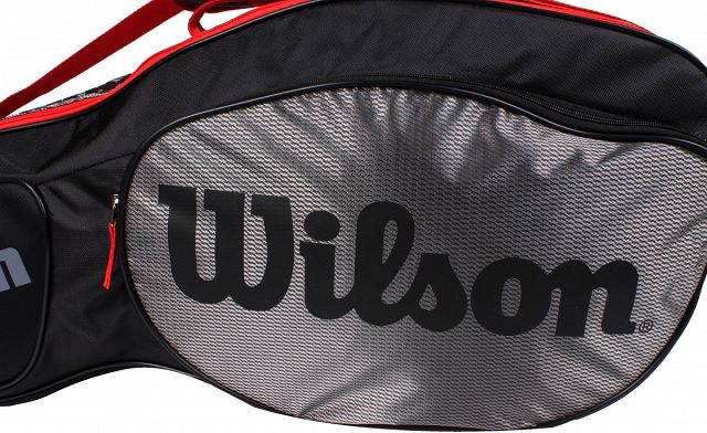 Wilson Team III 3Pack Bag Black Grey