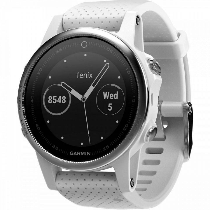 Garmin Fenix 5S HRM Elevate Silver / White