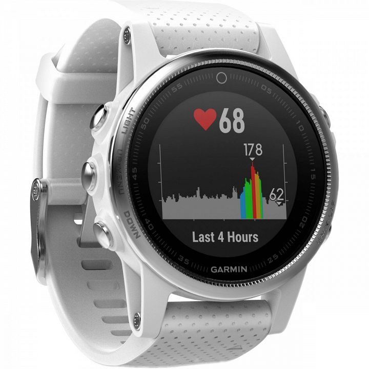 Garmin Fenix 5S HRM Elevate Silver / White