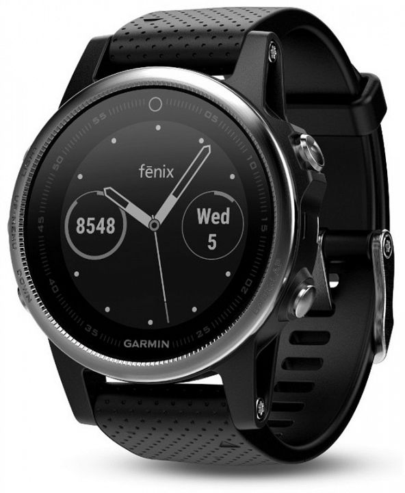 Garmin Fenix 5S HRM Elevate Silver / Black Band