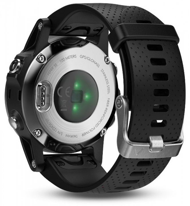 Garmin Fenix 5S HRM Elevate Silver / Black Band
