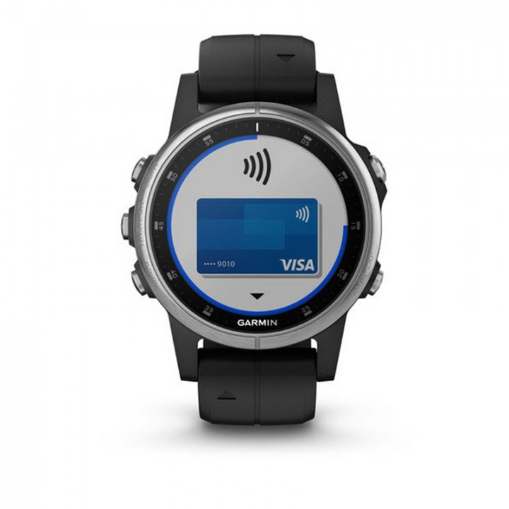 Garmin Fenix 5S Plus Silver / Black Band