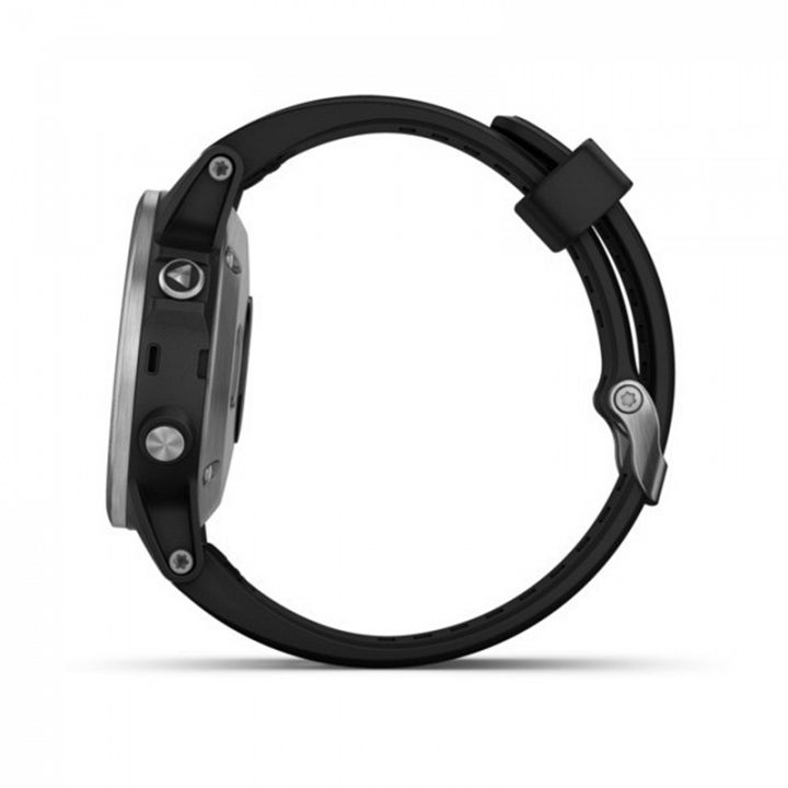 Garmin Fenix 5S Plus Silver / Black Band