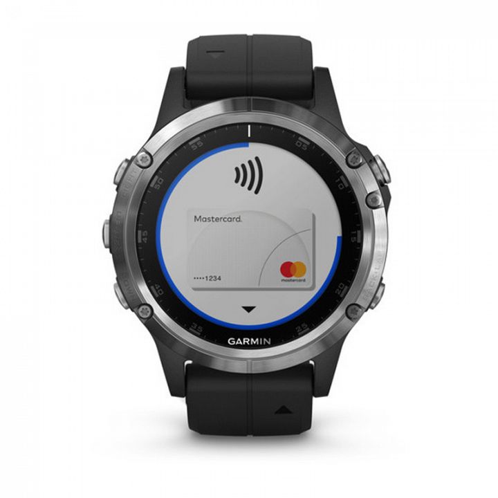 Garmin Fenix 5 Plus Silver / Black Band