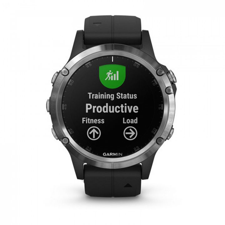 Garmin Fenix 5 Plus Silver / Black Band