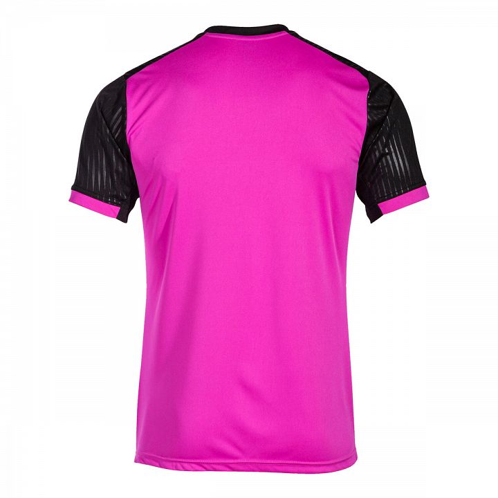 Joma Montreal SS Tee Fluorescent Pink / Black