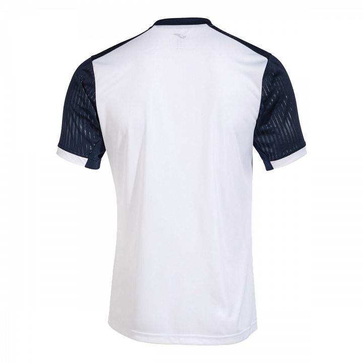 Joma Montreal SS Tee White / Navy Blue