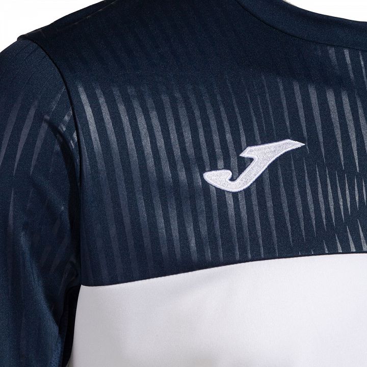Joma Montreal SS Tee White / Navy Blue