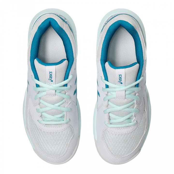 ASICS Gel-Dedicate 8 GS White / Teal Blue