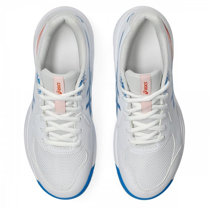 ASICS Gel-Dedicate 9 GS White / Directoire Blue