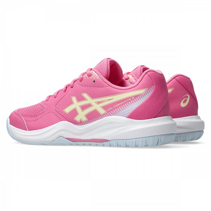 ASICS Gel-Dedicate 9 GS Dragon Fruit / Soft Yellow