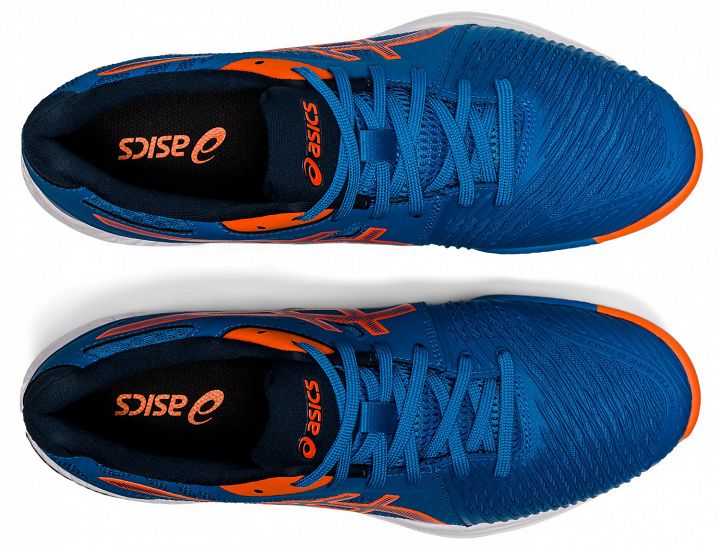 ASICS Netburner Ballistic FF 2 Reborn Blue / Marigold Orange