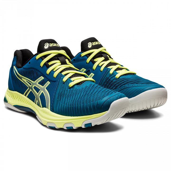 ASICS Netburner Ballistic FF 2 Deep Sea Teal / Glow Yellow
