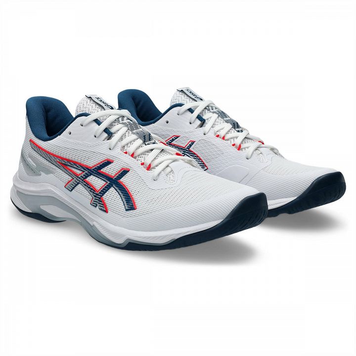 ASICS Netburner Ballistic FF 4 White / Mako Blue