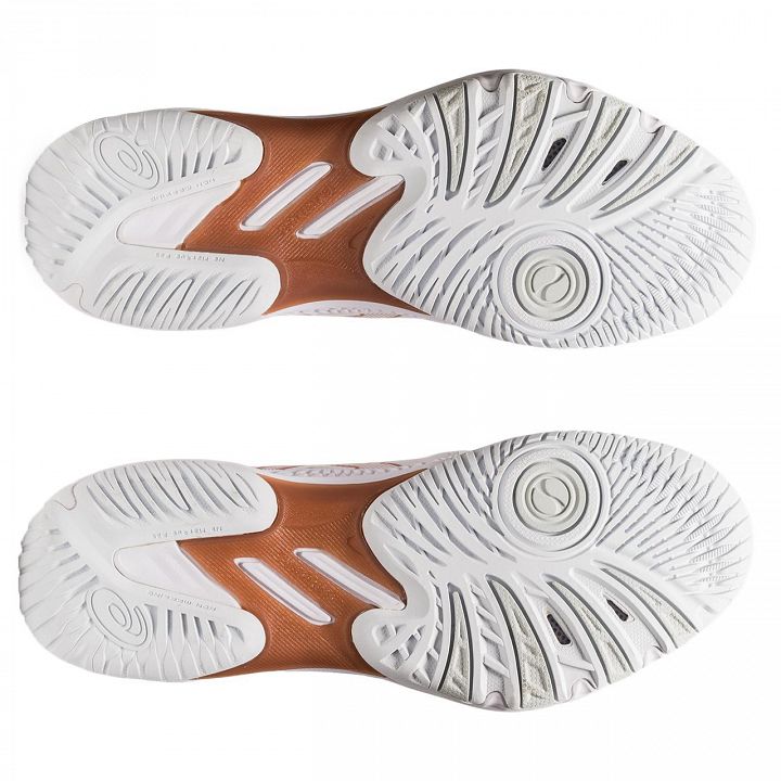 ASICS Netburner Ballistic FF 2 White / Gold Rose