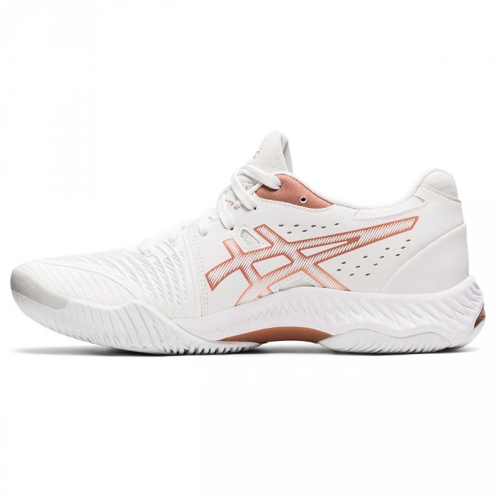 ASICS Netburner Ballistic FF 2 White / Gold Rose