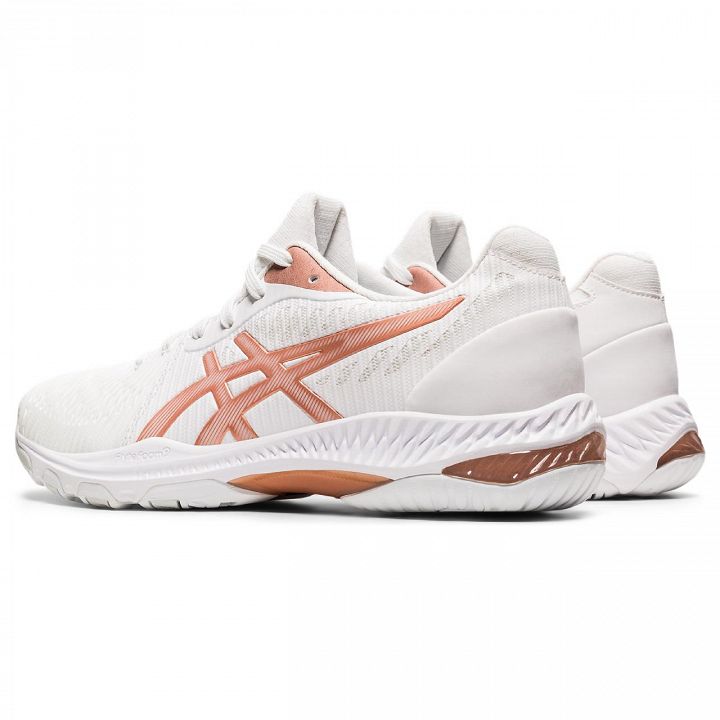 ASICS Netburner Ballistic FF 2 White / Gold Rose