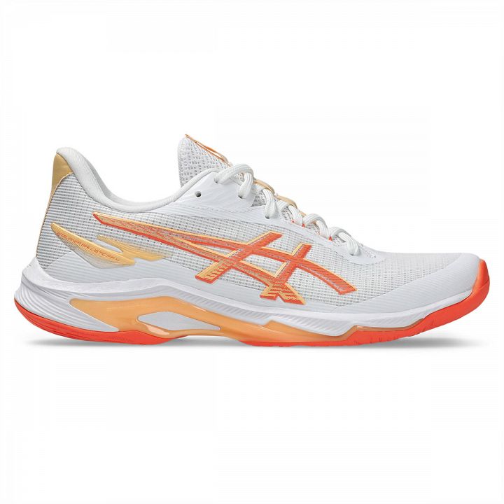 ASICS Netburner Ballistic FF 4 White / Vivid Coral
