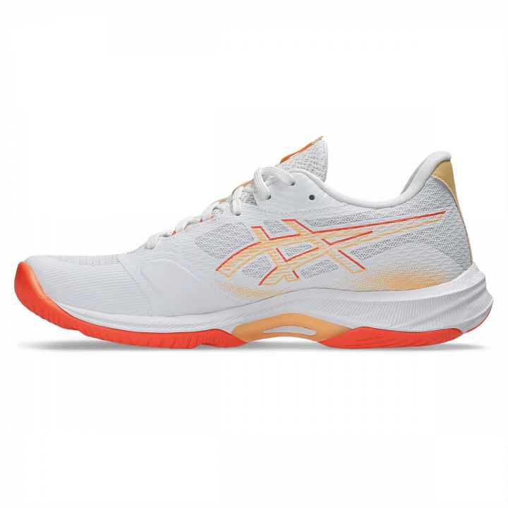 ASICS Netburner Ballistic FF 4 White / Vivid Coral