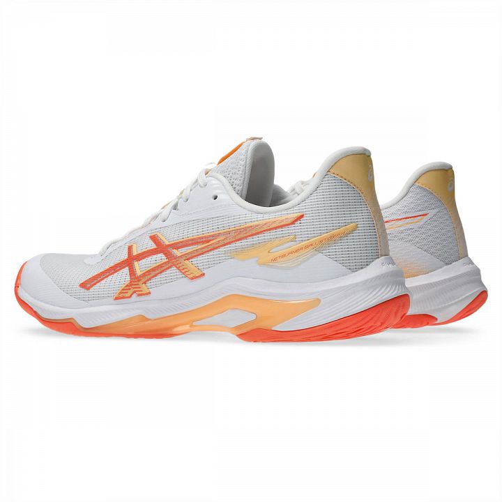 ASICS Netburner Ballistic FF 4 White / Vivid Coral