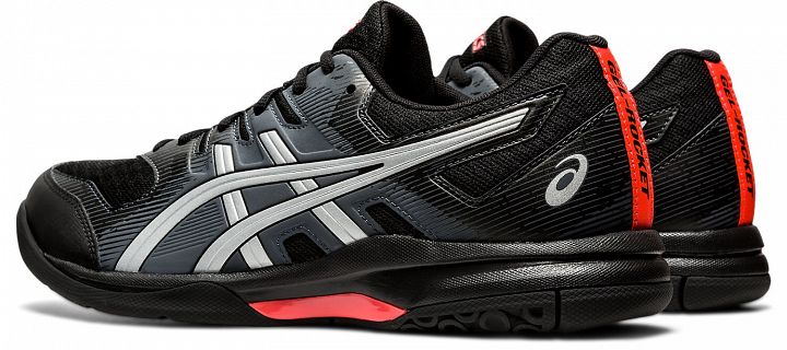ASICS Gel-Rocket 9 Black / Sunrise Red