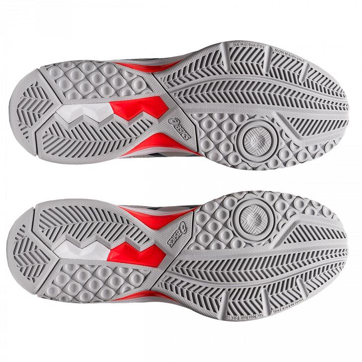 ASICS Gel-Task 2 Glacier Grey / Sunrise Red