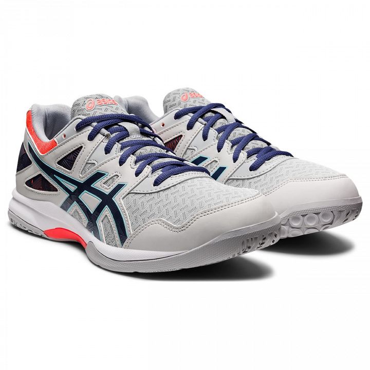 ASICS Gel-Task 2 Glacier Grey / Sunrise Red