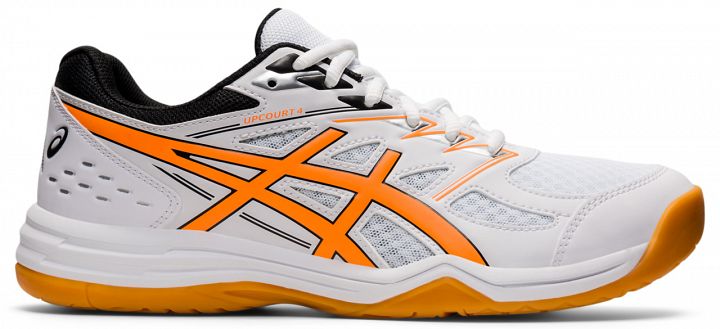ASICS Upcourt 4 White / Shocking Orange