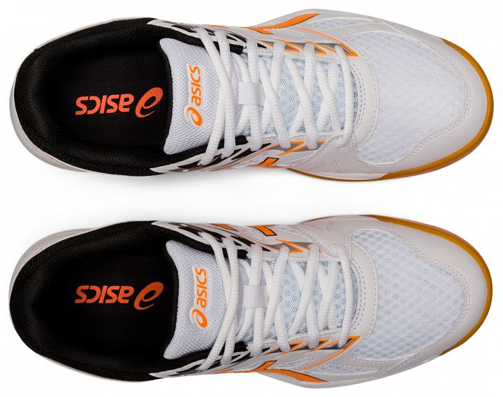 ASICS Upcourt 4 White / Shocking Orange