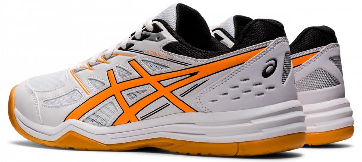 ASICS Upcourt 4 White / Shocking Orange