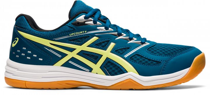 ASICS Upcourt 4 Deep Sea Teal / Glow Yellow