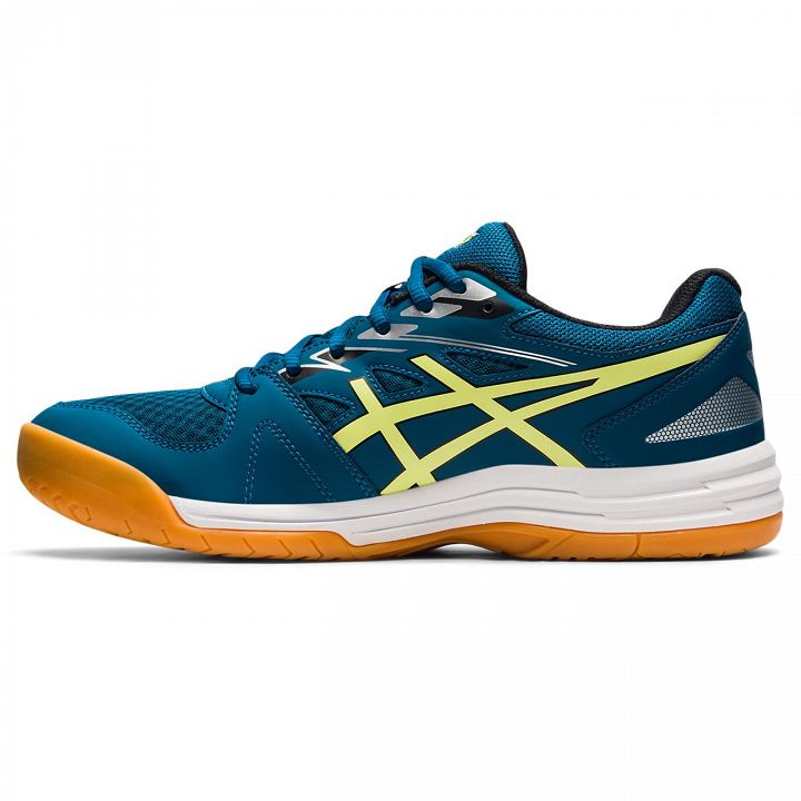 ASICS Upcourt 4 Deep Sea Teal / Glow Yellow