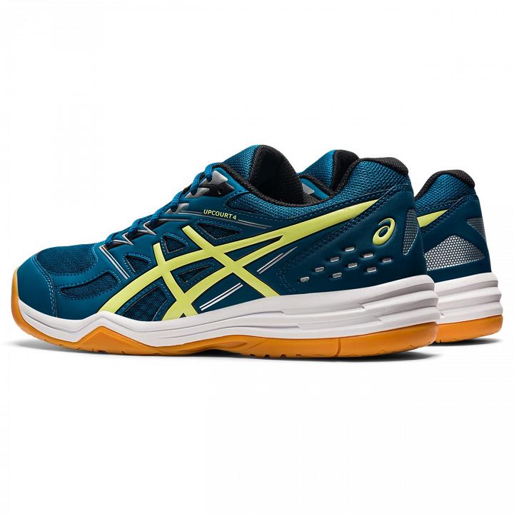 ASICS Upcourt 4 Deep Sea Teal / Glow Yellow