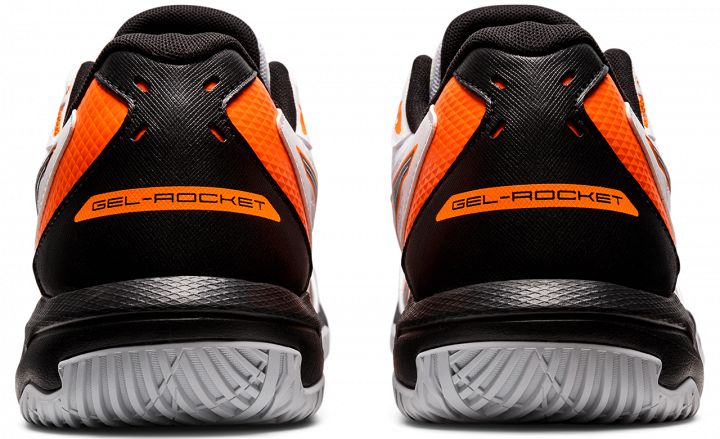 ASICS Gel-Rocket 10 White / Shocking Orange