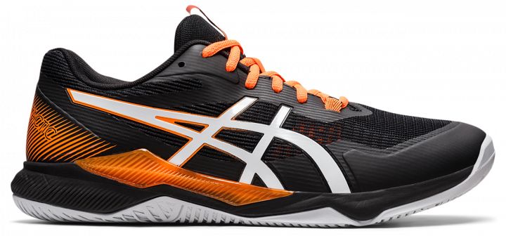 ASICS Gel-Tactic Black / Shocking Orange