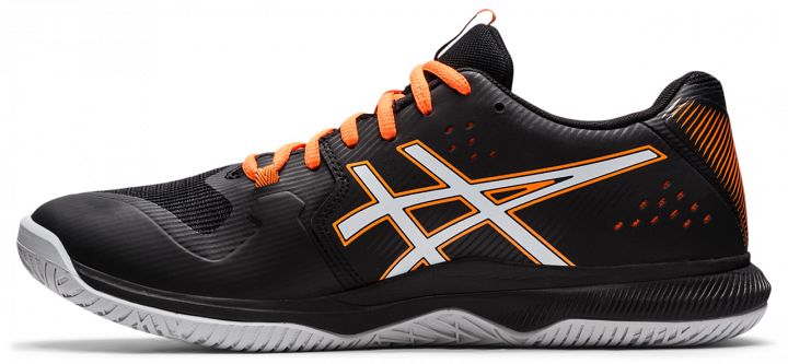 ASICS Gel-Tactic Black / Shocking Orange
