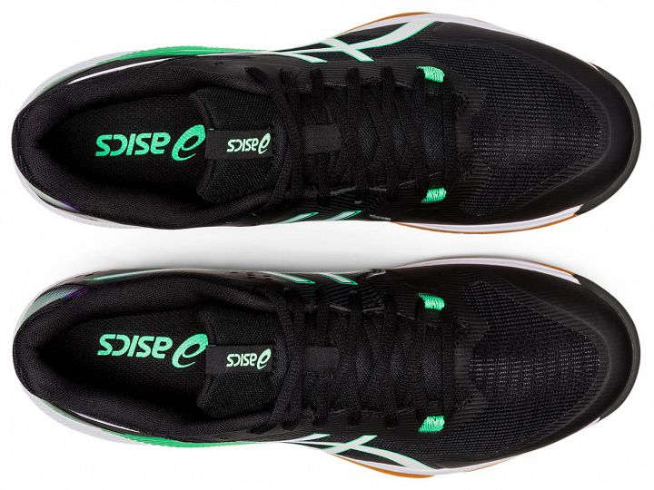 ASICS Gel-Tactic Black / New Leaf
