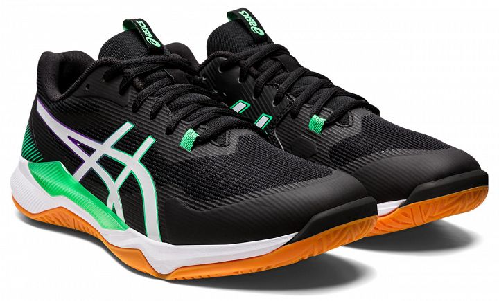 ASICS Gel-Tactic Black / New Leaf