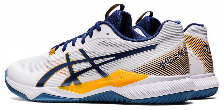 ASICS Gel-Tactic White / Deep Ocean