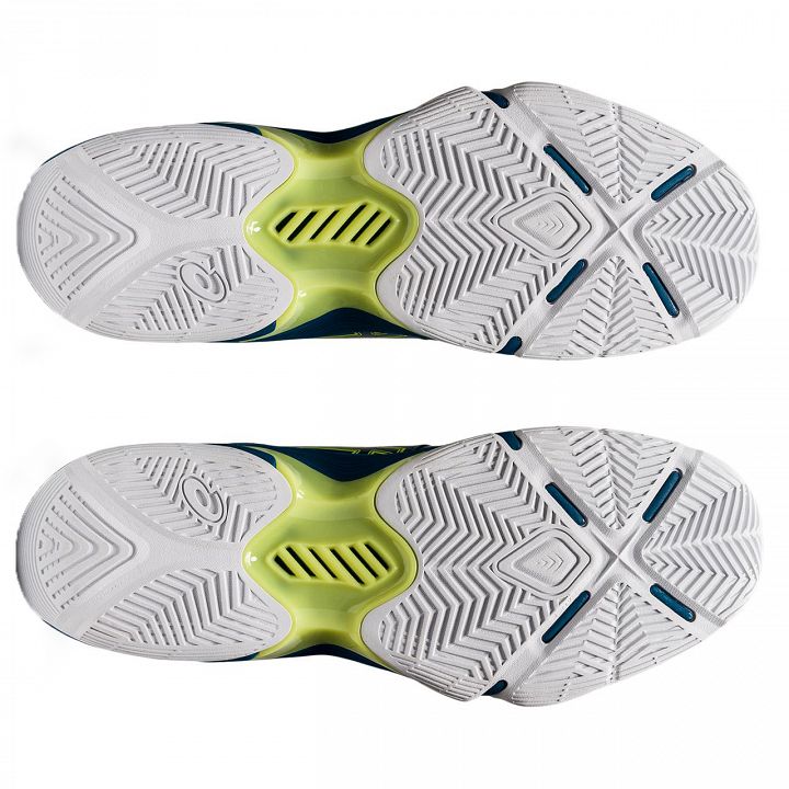 ASICS Gel-Blade 8 Deep Sea Teal / Glow Yellow