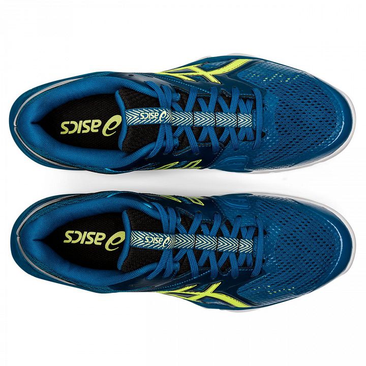 ASICS Gel-Blade 8 Deep Sea Teal / Glow Yellow