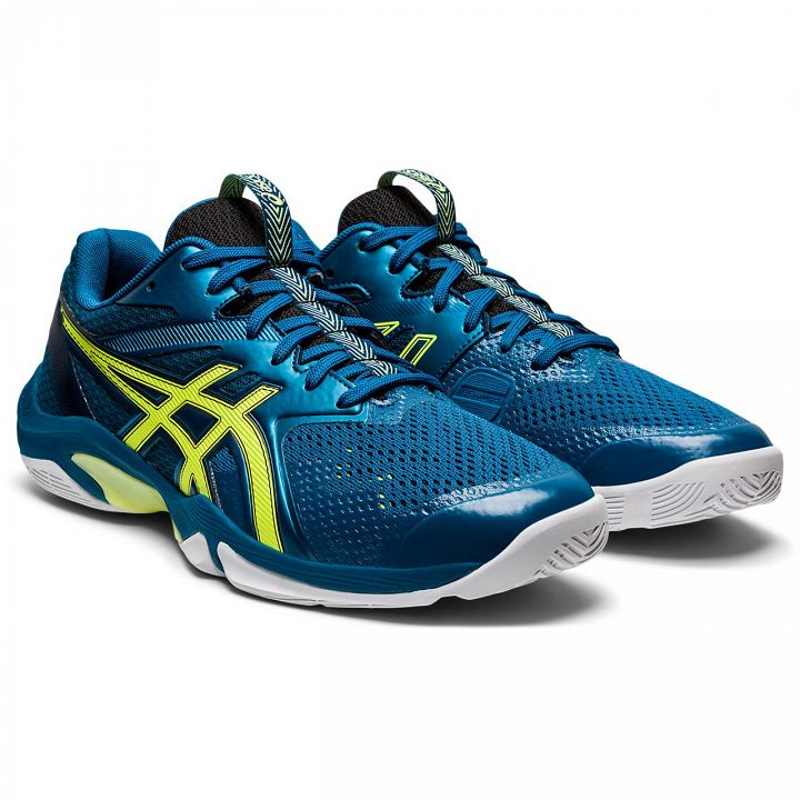 ASICS Gel-Blade 8 Deep Sea Teal / Glow Yellow