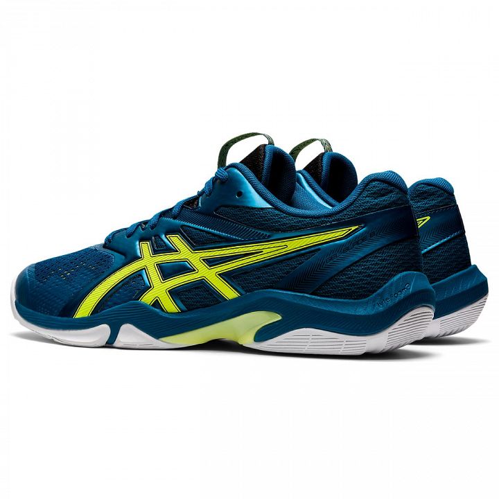ASICS Gel-Blade 8 Deep Sea Teal / Glow Yellow
