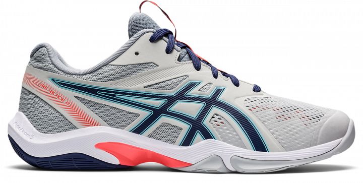 ASICS Gel-Blade 8 Glacier Grey / Sunrise Red