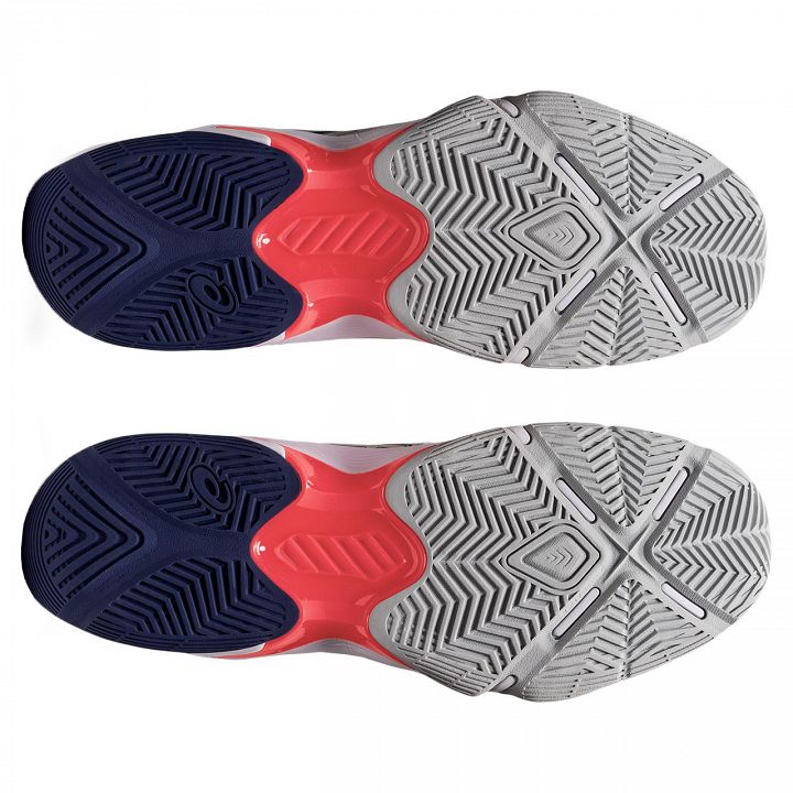 ASICS Gel-Blade 8 Glacier Grey / Sunrise Red