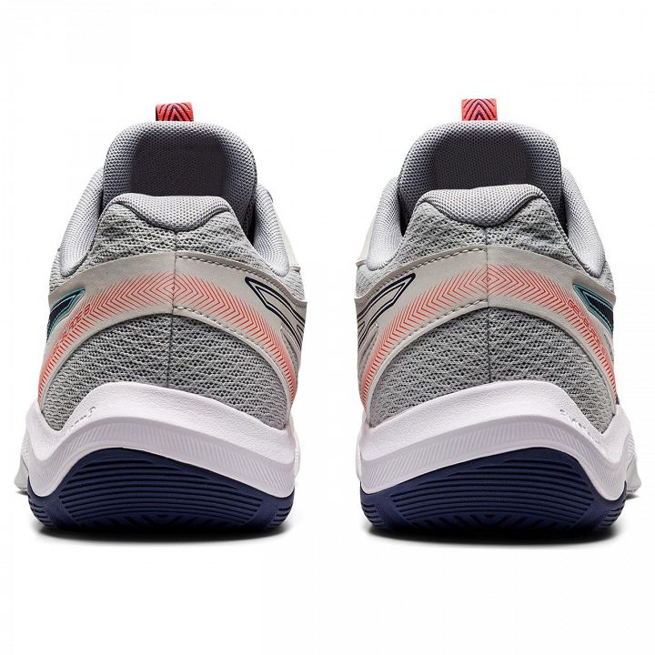 ASICS Gel-Blade 8 Glacier Grey / Sunrise Red