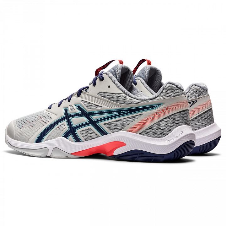 ASICS Gel-Blade 8 Glacier Grey / Sunrise Red